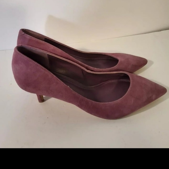 White House Black Kitten Heels Women's Size 10 Phoebe Dried Lavender - Picture 1 of 10